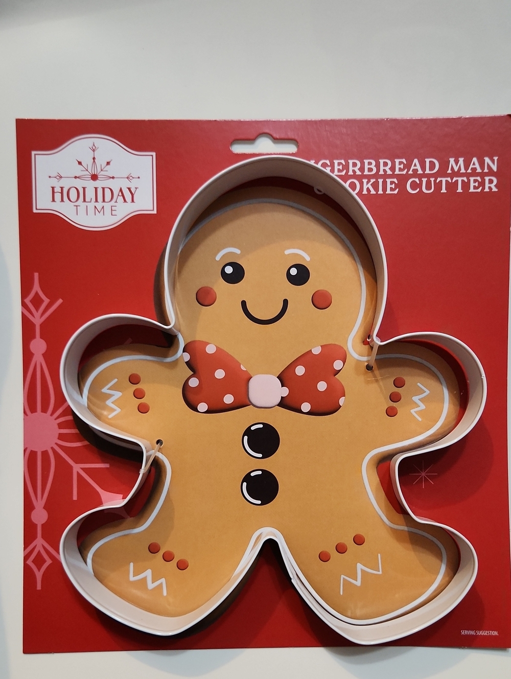 Holiday Time GIANT Gingerbread Man Cookie Cutter